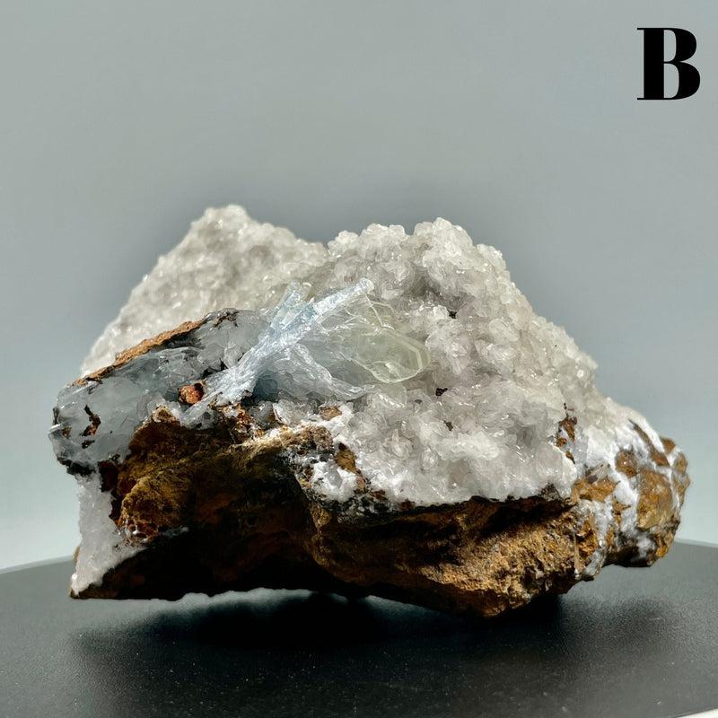 Blue Barite Crystal Cluster || Medium-Nature's Treasures