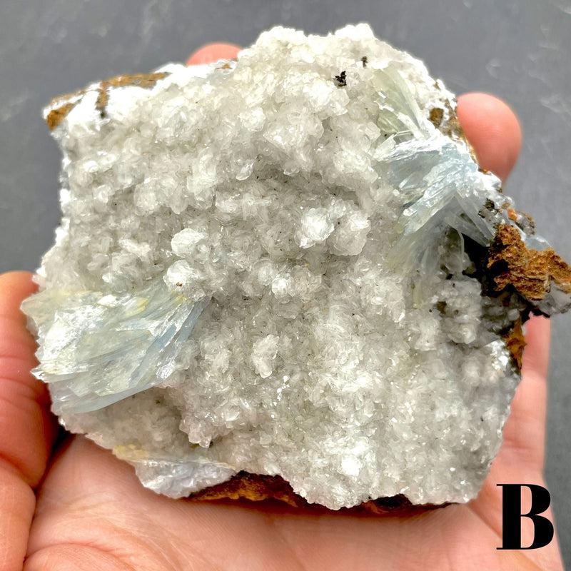 Blue Barite Crystal Cluster || Medium-Nature's Treasures