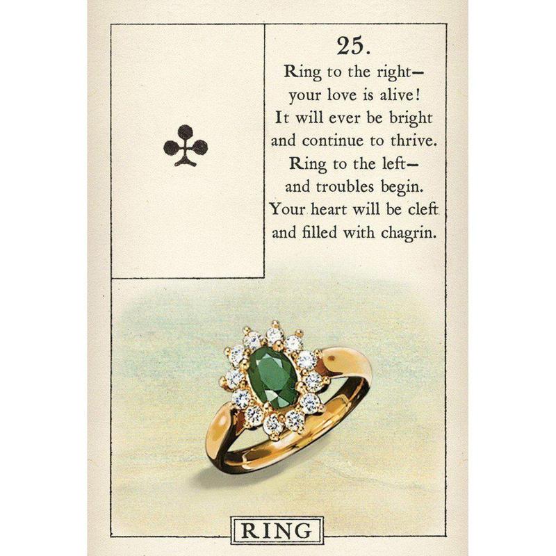 Blue Bird Lenormand Fortune Telling Cards-Nature's Treasures