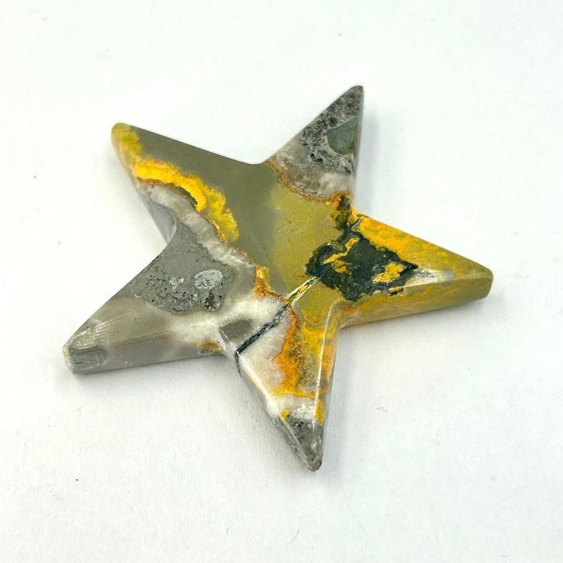 Bumblebee Jasper Moon & Star Carvings || Trunk Show-Nature's Treasures