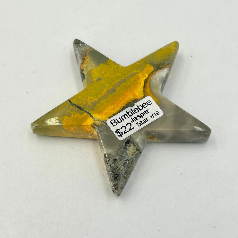 Bumblebee Jasper Moon & Star Carvings || Trunk Show-Nature's Treasures