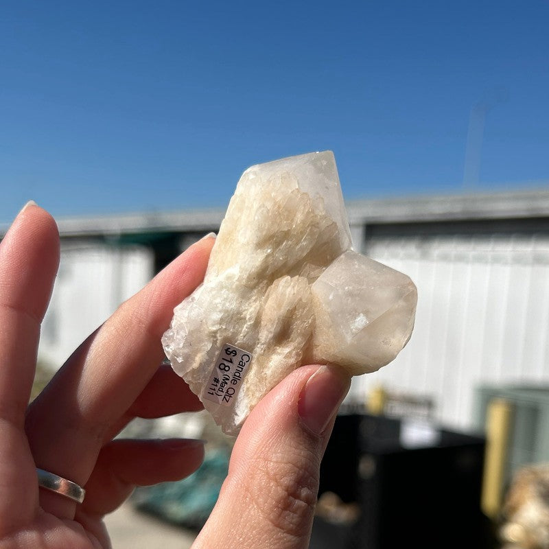 Candle Quartz Clusters-Nature's Treasures