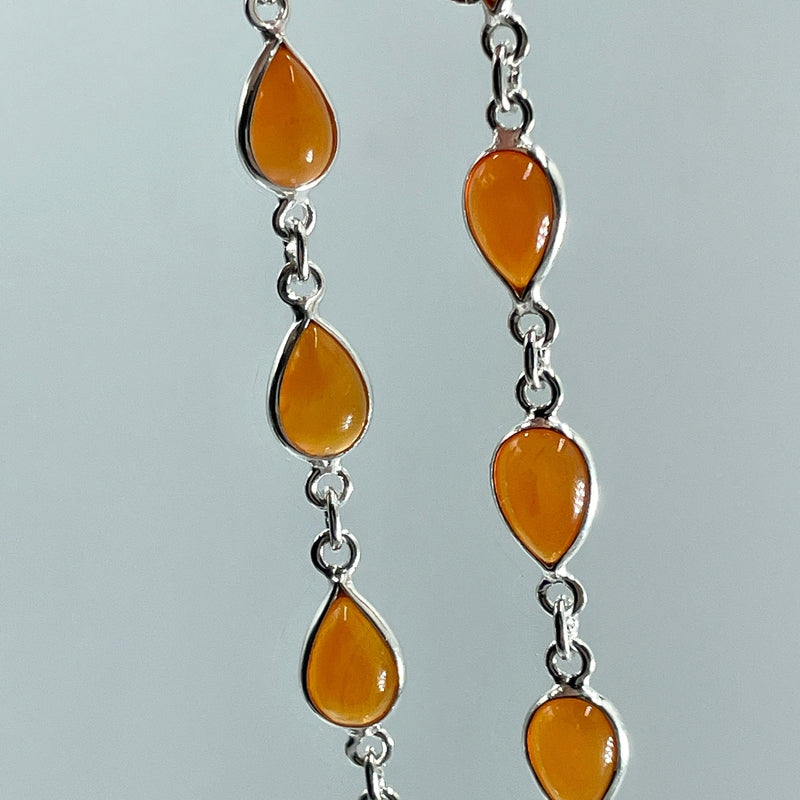 Carnelian Bracelets || .925 Sterling Silver || India-Nature's Treasures