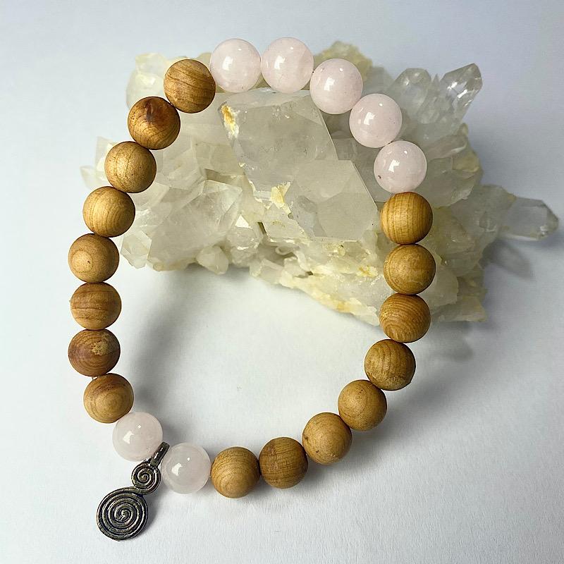 Cedar-wood Gemstone Power Bracelets-Nature's Treasures