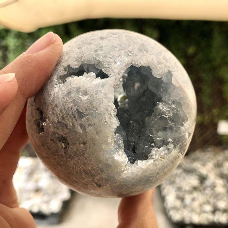 Celestite Cluster Sphere's || Madagascar-Nature's Treasures