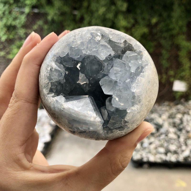 Celestite Cluster Sphere's || Madagascar-Nature's Treasures