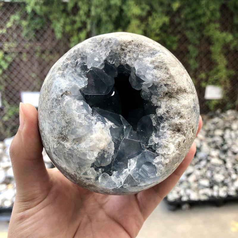 Celestite Cluster Sphere's || Madagascar-Nature's Treasures