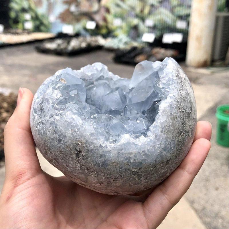 Celestite Cluster Sphere's || Madagascar-Nature's Treasures