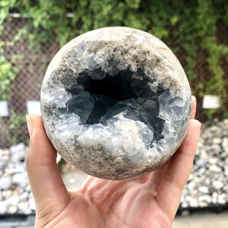 Celestite Cluster Sphere's || Madagascar-Nature's Treasures