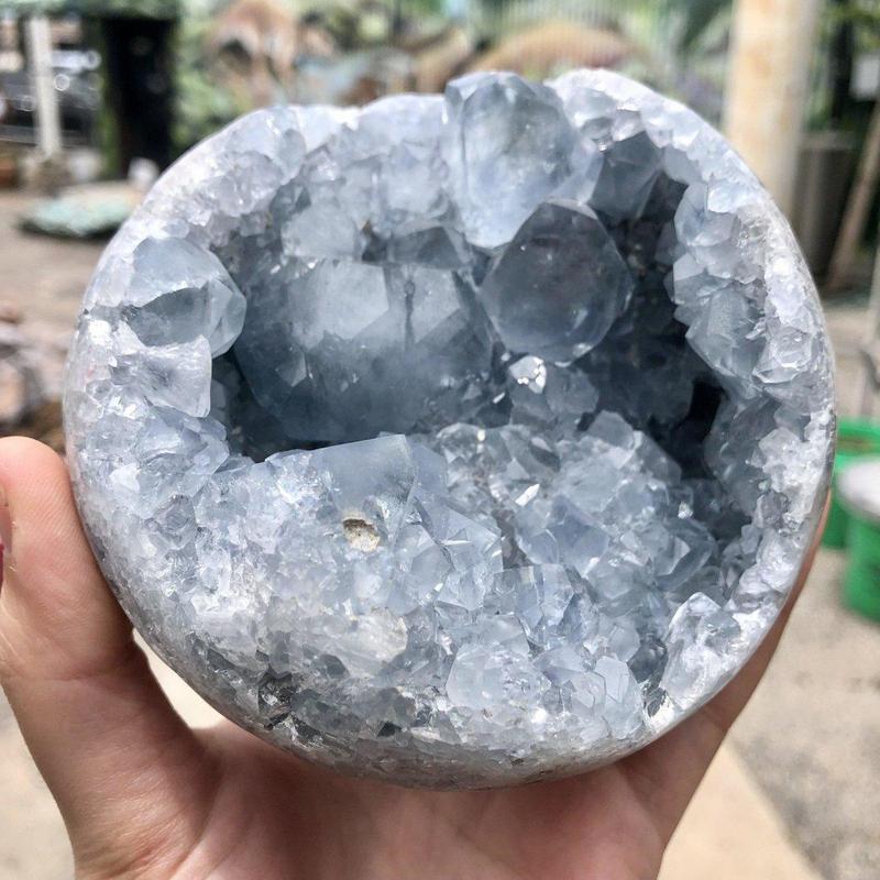 Celestite Cluster Sphere's || Madagascar-Nature's Treasures