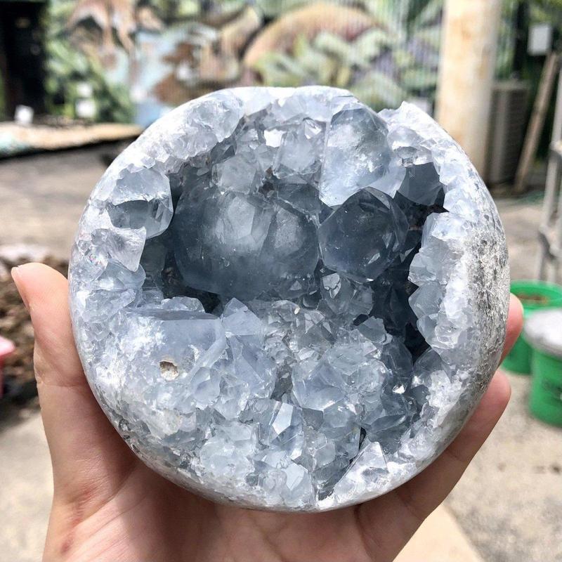 Celestite Cluster Sphere's || Madagascar-Nature's Treasures