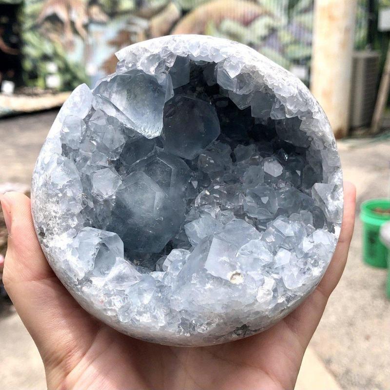 Celestite Cluster Sphere's || Madagascar-Nature's Treasures
