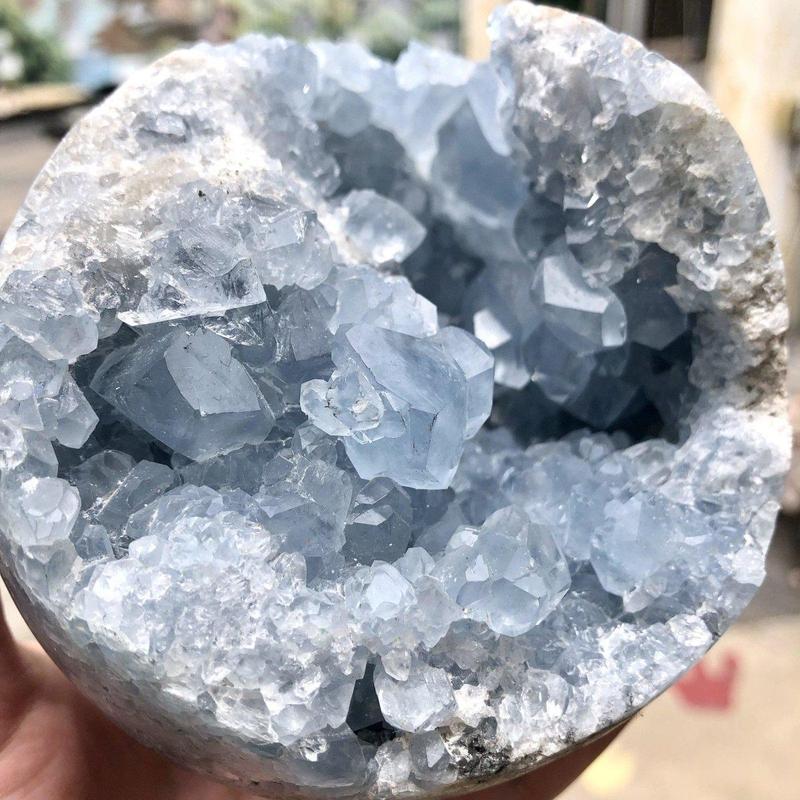 Celestite Cluster Sphere's || Madagascar-Nature's Treasures