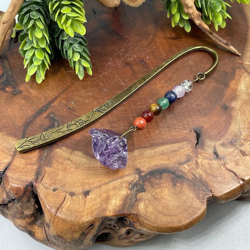 SHOW PRODUCT: Chakra Gemstone Metal Bookmark-Nature's Treasures
