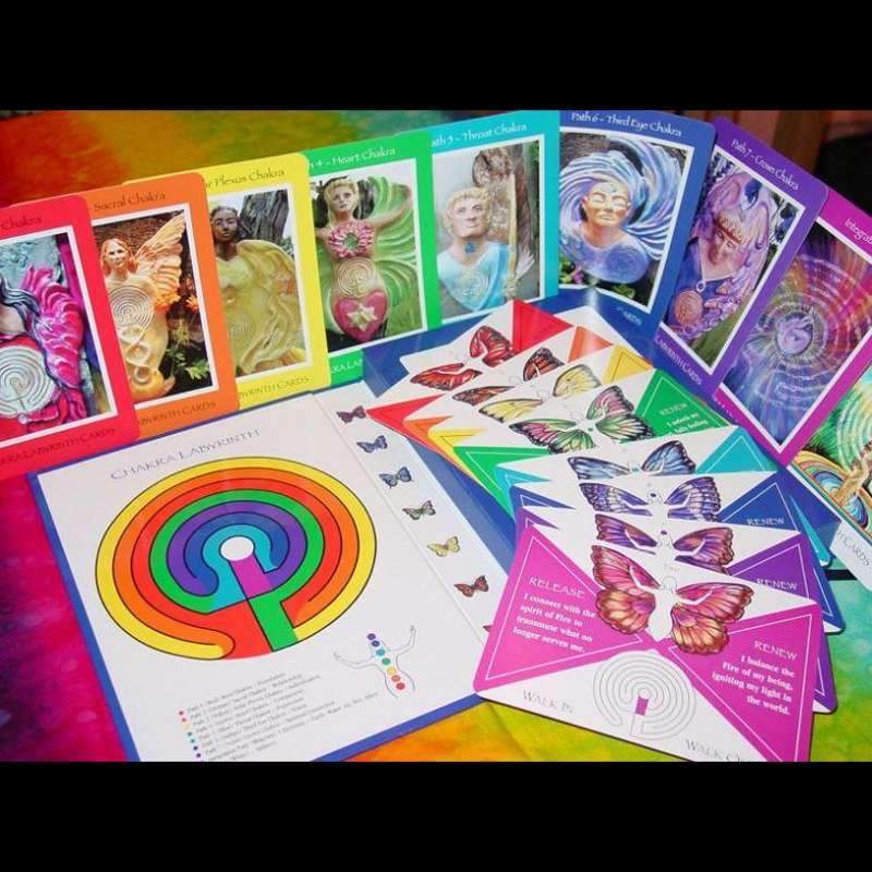 Chakra Labyrinth Cards, by Toby Evans-Nature's Treasures