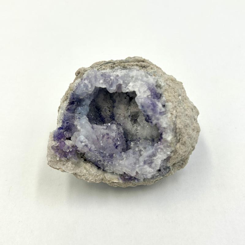 Chalcedony With Fluorite Cluster Geode || Trunk Show-Nature's Treasures