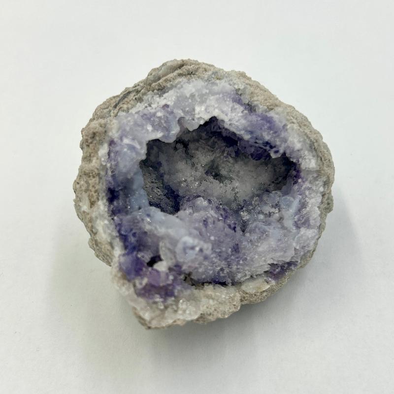 Chalcedony With Fluorite Cluster Geode || Trunk Show-Nature's Treasures
