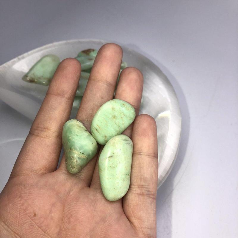 Chrysoprase Tumble Stone-Nature's Treasures