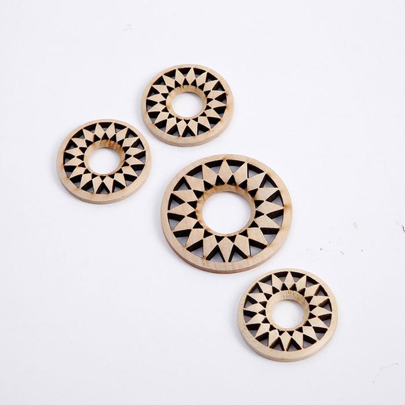 Circlular Wooden Sphere Stand-Nature's Treasures