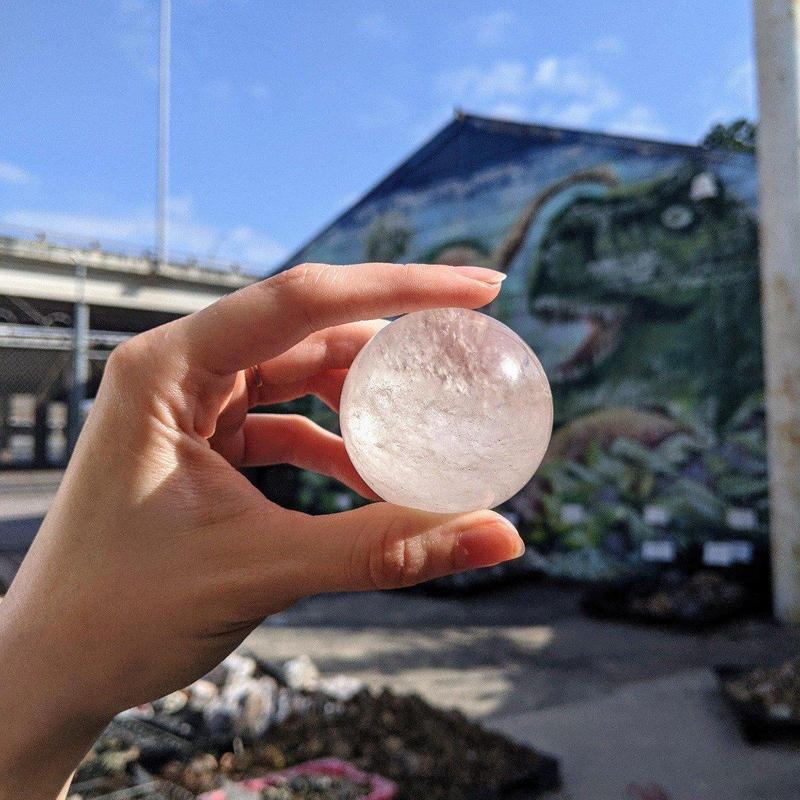Clear Quartz Crystal Sphere - 50mm-Nature's Treasures