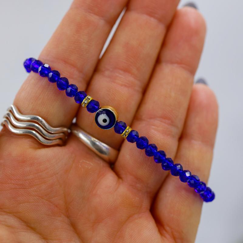 Dainty Evil Eye Beaded Bracelets || Trunk Show-Nature's Treasures