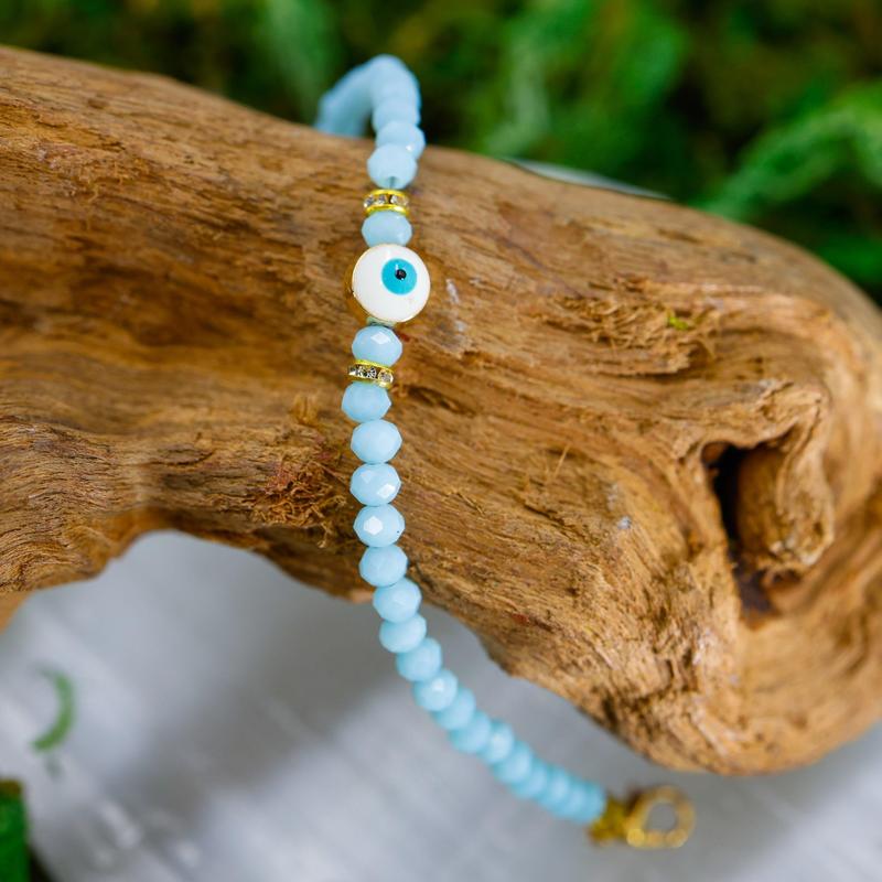Dainty Evil Eye Beaded Bracelets || Trunk Show-Nature's Treasures