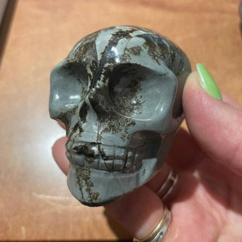 Dendritic Jasper Skull-Nature's Treasures
