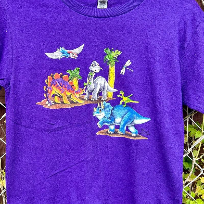 Dinosaur Friends Kid's T-Shirts w/ Nature's Treasures-Nature's Treasures