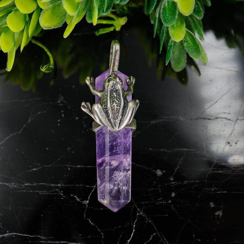 Double Terminated Amethyst Totem Pendants || Sterling Silver-Nature's Treasures