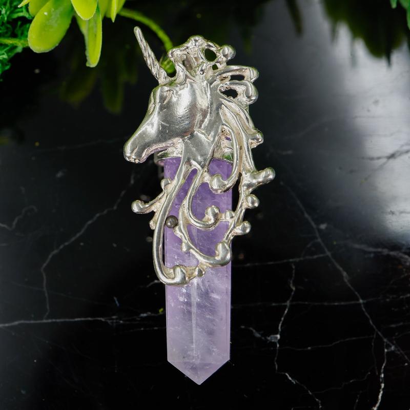 Double Terminated Amethyst Totem Pendants || Sterling Silver-Nature's Treasures