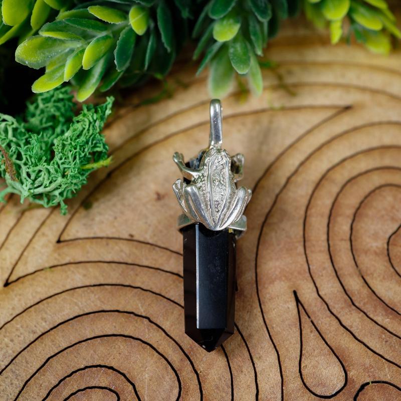 Double Terminated Obsidian Totem Pendants || Sterling Silver-Nature's Treasures