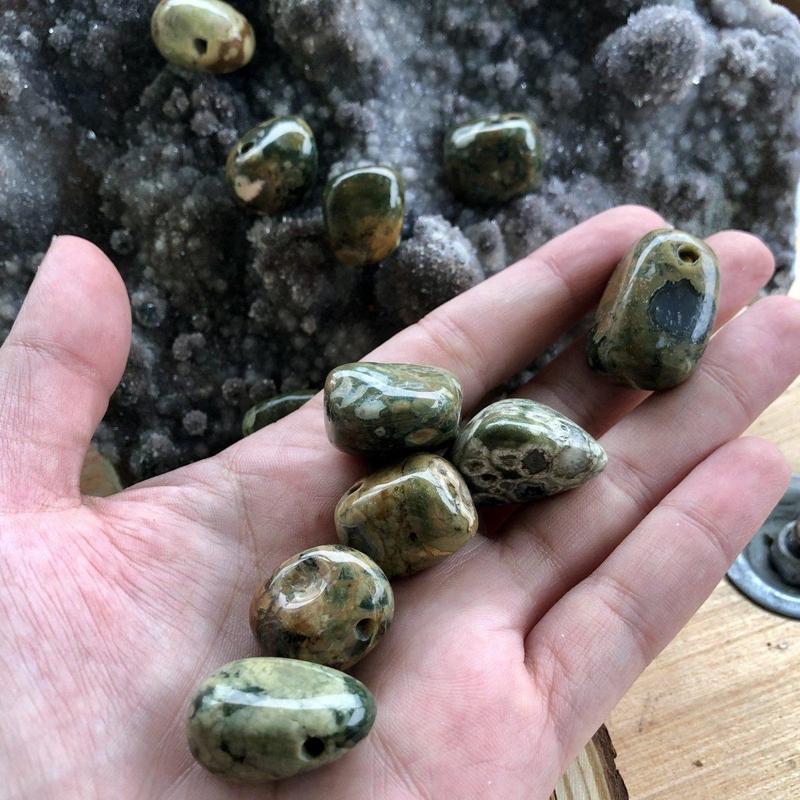 Drilled Tumble Pendant - Rhyolite-Nature's Treasures