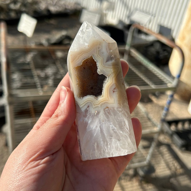 Druzy Agate Tower Points-Nature's Treasures