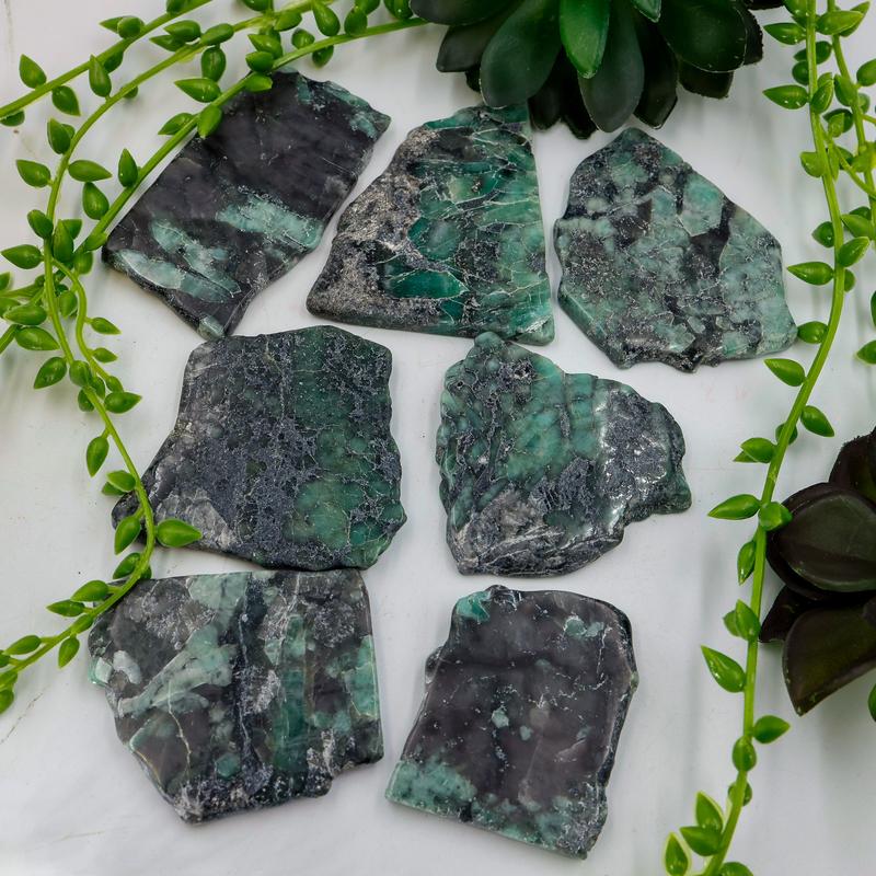 Emerald Slab Piece's || Trunk Show-Nature's Treasures