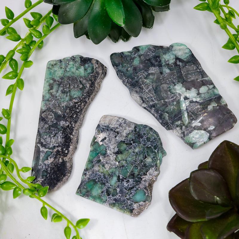 Emerald Slab Piece's || Trunk Show-Nature's Treasures