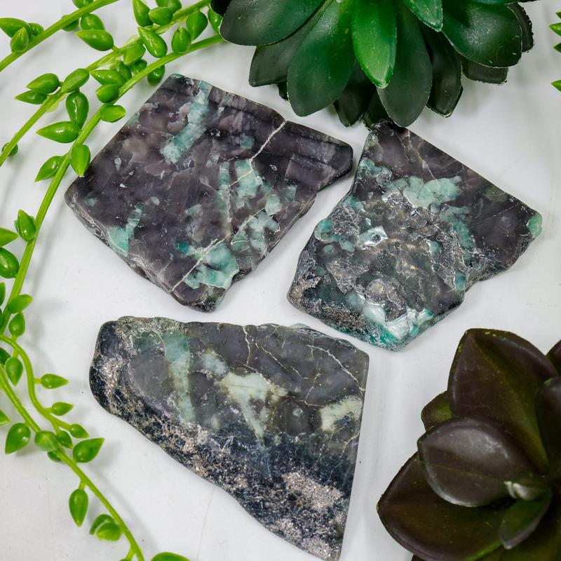 Emerald Slab Piece's || Trunk Show-Nature's Treasures