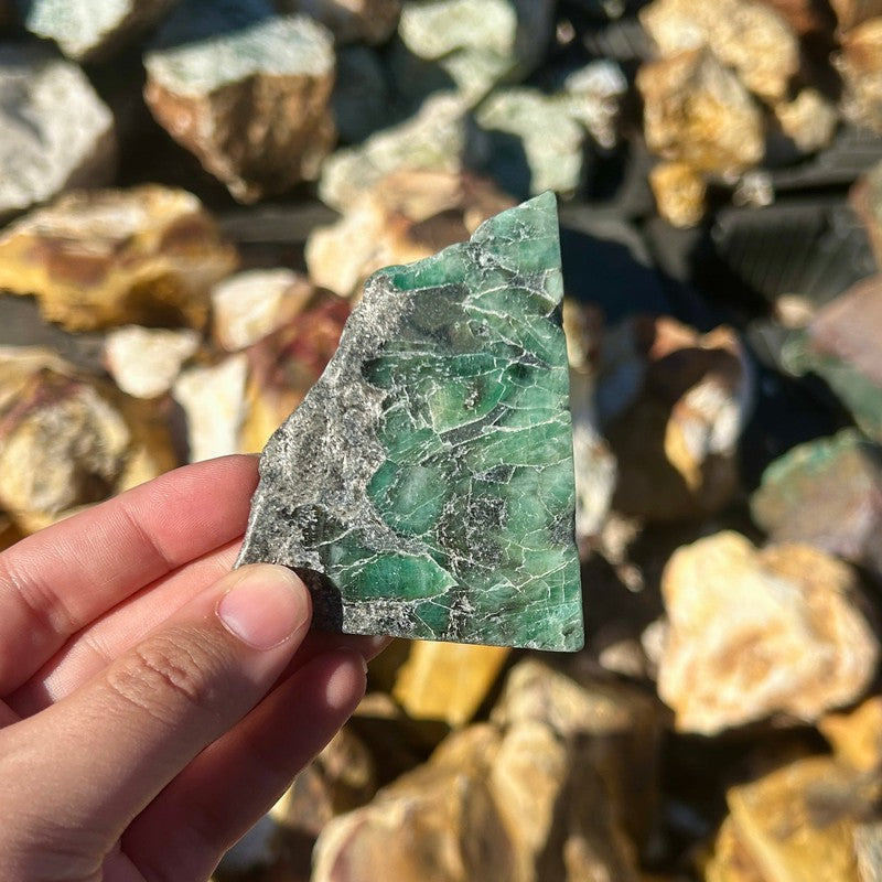 Emerald Slab Piece's || Trunk Show-Nature's Treasures