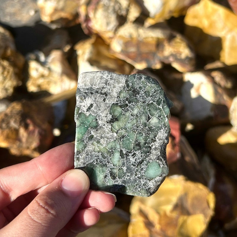 Emerald Slab Piece's || Trunk Show-Nature's Treasures