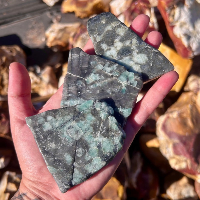 Emerald Slab Piece's || Trunk Show-Nature's Treasures