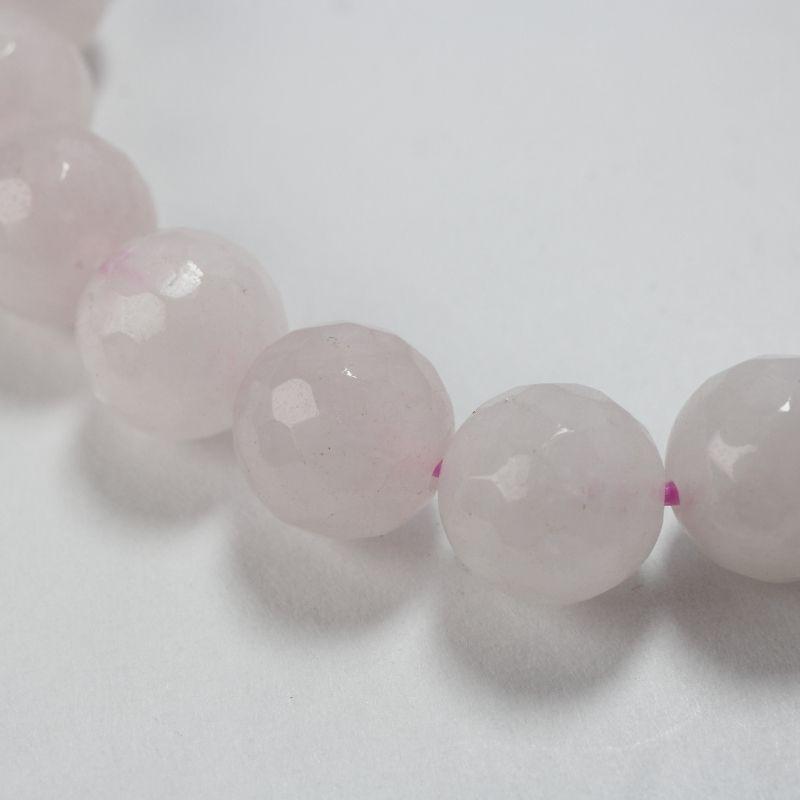 Faceted Unisex Gemstone Power Bracelets || Rose Quartz-Nature's Treasures