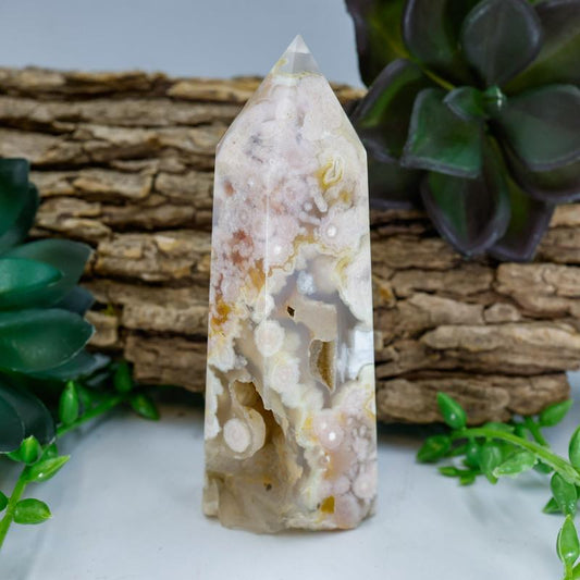 Flower Agate Tower Points-Nature's Treasures