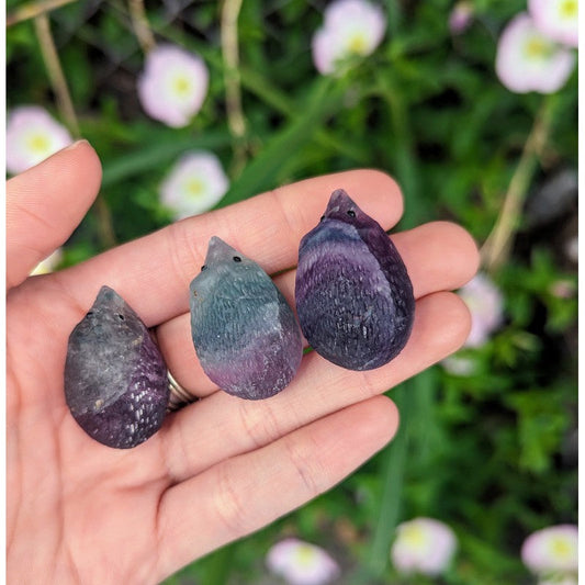 Fluorite Hedgehog Crystal Carvings-Nature's Treasures