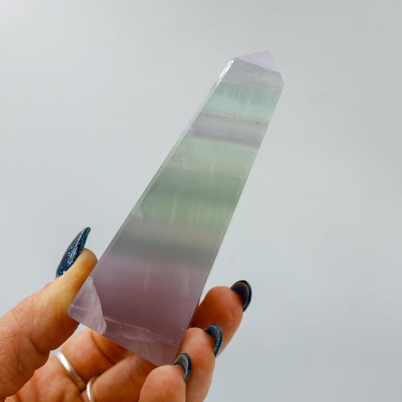 Fluorite Polished Tower Points-Nature's Treasures