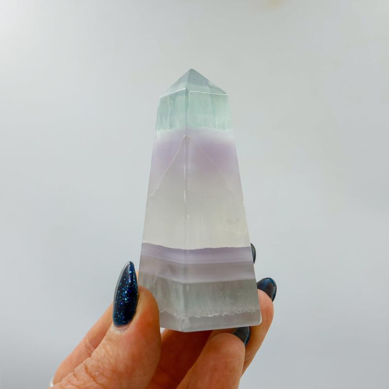 Fluorite Polished Tower Points-Nature's Treasures