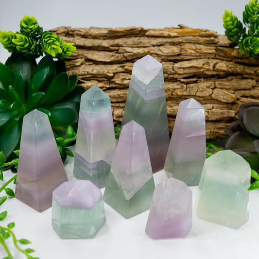 Fluorite Polished Tower Points-Nature's Treasures