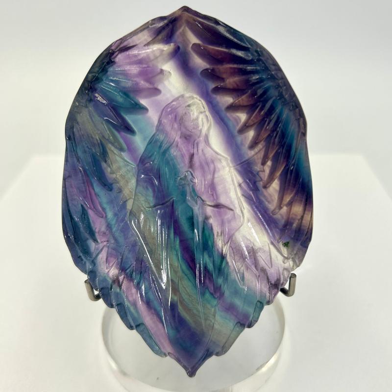 Fluorite Virgin Mary Crystal Carvings || Trunk Show-Nature's Treasures