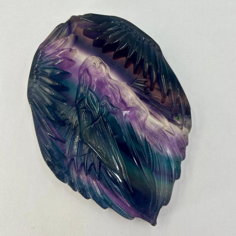 Fluorite Virgin Mary Crystal Carvings || Trunk Show-Nature's Treasures