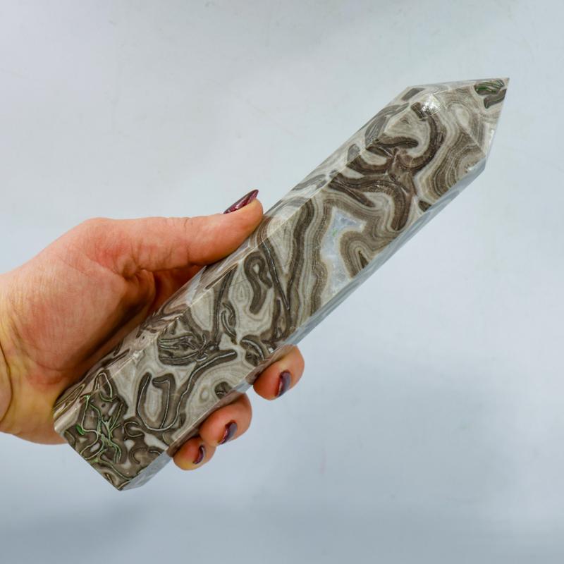 Fossil Stone Tower Points-Nature's Treasures