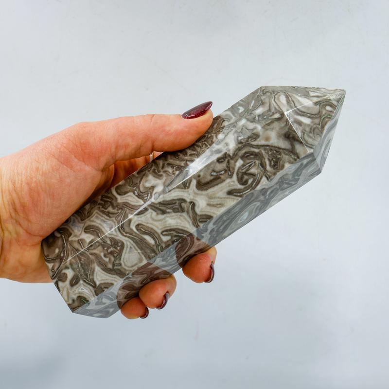 Fossil Stone Tower Points-Nature's Treasures