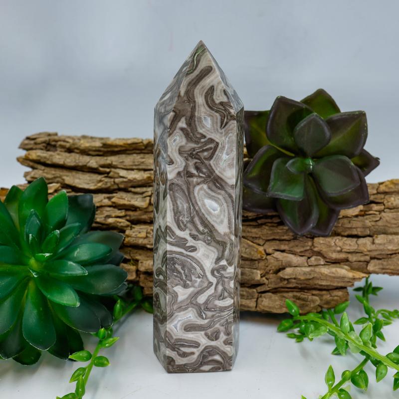 Fossil Stone Tower Points-Nature's Treasures